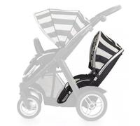 Oyster Max - Set di colori per sedile Tandem, colore: Nero/Bianco