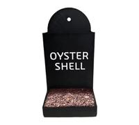 Oyster Shell Feeder - 3D Printed, Grit Feeder Combo Chicken Coop | Animal Friendly Decorative Design, Poultry Feed Station For Chicks, Birds, Backyard Coops