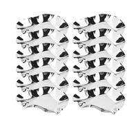 Oyster Shells, Oyster Grill Pan, Stackable Serving Tray, 4,72 x 3,07 Inches Set di 12 dishes, Kitchen Cooking Metal Dish, Ideal for Seafood, Clams and Scallops