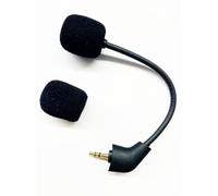 OYSTERBOY Boom microfono da gioco di ricambio per cuffie HyperX Cloud, microfono con cancellazione del rumore (dritto (nuova versione dopo il 2022))
