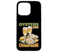 Oysters And Champagne Gourmet Fine Dining Seafood Custodia per iPhone 15 Pro Max