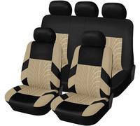 OYTHO Set Completo di Coprisedili per Toyota Yaris Cross SUV 2021 2022 2023, Sedili Auto Compatibile con Airbag, Impermeabili On Grani in Rilievo,4/Beige