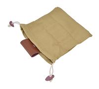 Oytrui Borsa per la Raccolta della Frutta, Materiale in Tela Piegata Salva Spazio Borsa per il Foraggiamento Appesa in Vita con Pelle PU, per la Raccolta di Fiori Funghi Mele (Colore kaki stile PU)