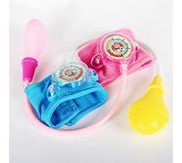 Oytrui Giocattolo per la Misurazione della Pressione Sanguigna dei Bambini, Gioco di Ruolo, Simulazione, Stetoscopio, Giocattolo Educativo Medico (Rosa)