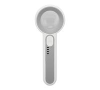 Oytrui Ingrandimento di Vetro 11x, 10 LED Ricaricabile Ricaricabile Portatile con 3 Livelli luminosità, Portatile per la Lettura di Libri di Monete di Gioielli