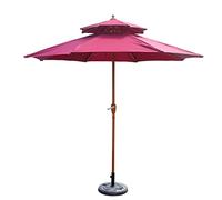 OYYMTE Ombrello da Sole all'aperto Courtyard Garden Hotel Big Sun Ombrello in Alluminio in Lega di Ombrello della Colonna Centrale.