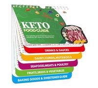 OYZOQ Magneti per friggitrice ad aria oltre 200 ricette, foglio riassuntivo compatto per temperatura, durata, quantità, ricettario per friggitrice ad aria chetogenica per Ninja COSORI PHLIPS Panasonic