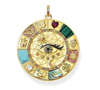 OYZY Ciondolo Amuleto Magico Simboli Fortunati, Gioielli d'oro Pendente Vintage Puro 925 Argento Sterling Argento Potente for Moglie Mamma Fidanzata Amico