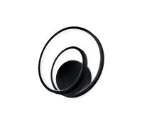 Oz applique nera design moderna led 30 watt 3000 lumen [EEK: A]