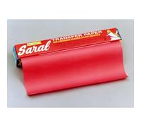 Oz International Carta transfer Saral 12 fogli, 45 x 61 cm, colore: Rosso