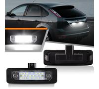 OZ-LAMPE 2 pezzi Luci Targa a LED per Ford Flex Taurus Mustang Focus Fusion Mercury sable Mercury milan, Canbus Nessun Errore, 6000K Bianco Posteriore Tag Lampade