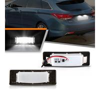 OZ-LAMPE 2 pezzi Luci Targa a LED per Hyundai Tucson i40 Sonata Typ LFA Kia Magentis Optima Sportage Ceed ProCeed Ceed GT, Canbus Nessun Errore, 6000K Bianco Posteriore Tag Lampade