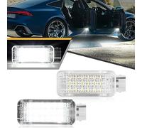 OZ-LAMPE Auto LED Luce Interna per Vano Piedi e Bagagli, Lampada Porta Auto per Audi A2 A3 A4 A5 A6 A7 A8 S3 S4 S5 S6 S8 RS4 RS6 R8 Q5 Q7 TT Roadster, di Cortesia Senza Errori, 2 Pezzi
