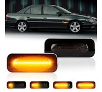 OZ-LAMPE Frecce Dinamico a LED per Opel Omega B, 2 Pezzi Nero Canbus (Nero/Sequenziale)