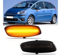 OZ-LAMPE Frecce Laterale a LED per 207 308 3008 5008 RCZ Citroen C4 Picasso C3 DS3 C4 DS4 C4 C5, Indicatore di Direzione a LED Canbus, 2 Pezzi