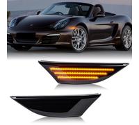 OZ-LAMPE Frecce Laterale a LED per Porsche 981 2012-2016/991 2011-2019/911 2011-2019, Indicatore di Direzione, 2 Pezzi