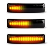 OZ-LAMPE Frecce Laterale Dinamico a LED per Ro-ver Range Rover Sport Discovery 3 Discovery 4 Freelander 2, Indicatore di Direzione Dinamico a LED, 2 Pezzi, Nero Canbus