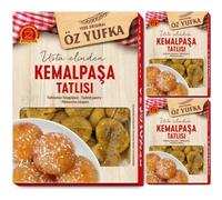 Oz Yufka, Dessert Al Formaggio Kemalpasa Dessert Delizioso Dessert Pratico 130 Grammi x 3 PEZZI + pufai