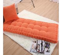 OZBMA Cuscini da Esterno Personalizzabili per panchine da Giardino 60x60 cm, comode sedute e schienali per sedie a Dondolo, mobili da Giardino, Eleganti (Arancione 55 x 180 cm)