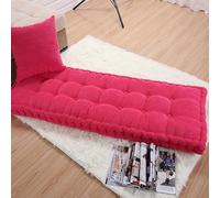 OZBMA Cuscini da Esterno Personalizzabili per panchine da Giardino 60x60 cm, comode sedute e schienali per sedie a Dondolo, mobili da Giardino, Eleganti (Rosa 55 x 65 cm)