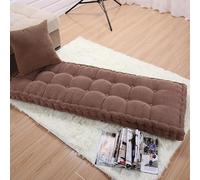 OZBMA Cuscini da Esterno Personalizzabili per panchine da Giardino 60x60 cm, comode sedute e schienali per sedie a Dondolo, mobili da Giardino, Eleganti (Marrone 55 x 160 cm)