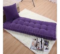 OZBMA Cuscini da Esterno Personalizzabili per panchine da Giardino 60x60 cm, comode sedute e schienali per sedie a Dondolo, mobili da Giardino, Eleganti (Viola 55 x 155 cm)