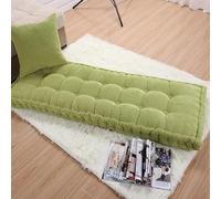 OZBMA Cuscini da Esterno Personalizzabili per panchine da Giardino 60x60 cm, comode sedute e schienali per sedie a Dondolo, mobili da Giardino, Eleganti (Verde 55 x 200 cm)