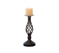 OZBMA Portacandele Unico Portacandele Portacandele Portacandele in Ferro retrò Portacandele Accessori per Cena a lume di Candela Decorazione da Tavolo Decorazione Primaverile ()