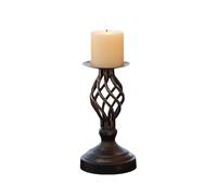 OZBMA Portacandele Unico Portacandele Portacandele Portacandele in Ferro retrò Portacandele Accessori per Cena a lume di Candela Decorazione da Tavolo Decorazione Primaverile ()