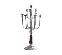 OZBMA Portacandele Vintage, Vecchio candeliere, Romantico portacandele per Cena a lume di Candela, Decorazione per la casa, portacandele Multi-Testa, Ornamenti in Ferro, portacandele