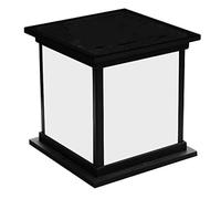 OZBMA Semplice Lampada a Colonna con Attacco E27, Lanterna da Esterno per Porte e muri, Illuminazione paesaggistica Impermeabile per Cortili, Giardini, Ville, cancelli e recinzioni (7 Pollici)