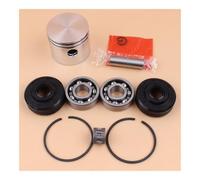 OZBMDHXLSD Kit di guarnizioni for Cuscinetti a Sfere e Anelli pistone da 41 mm, Adatto for Motori for motoseghe 350, 351, 352, 370, 371, 390, 401, 420. Parti del Motore Motosierras