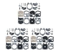 OZBMDHXLSD Kit di Riparazione del carburatore da 3 Pezzi Adatto for K10-WAT WT391 WT20 WT3 WT309 WT310 WT324 WT379 Motosega Diserbatrice Soffiatore for Foglie