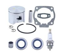 OZBMDHXLSD Kit Perno pistone da 45 mm Adatto for Motosega 51 503 16 77-01 Kit Guarnizione paraolio Anello Elastico Paraolio Cuscinetto ad Aghi
