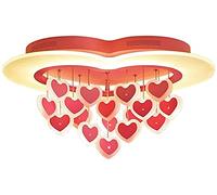 OZBME Lampada da Camera da Letto Romantica a Forma di Cuore per Sala da Pranzo con Ragazze (Colore: Luce Bianca) (Luce Calda)