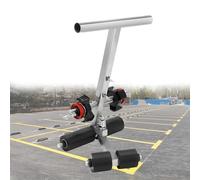 OZBME Macchina per incollare Nastri a Spinta Manuale, Kit per marcare campi da Basket con Kit per disegnare Cerchi, Macchina per Linee in Acciaio Inossidabile per Garage, Stadio, Pista, 45 cm ()