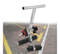 OZBME Macchina per segnare Le Linee del Campo, Kit per segnare Il Campo da Basket, Macchina Dritta per Badminton per vialetto, Facile da Usare (80 cm) ()