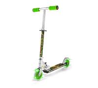 Ozbozz Monopattino dinosauro SV14697 con 2 ruote luminose, multicolore