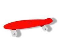 OZBOZZ SV12854 - Skateboard in plastica, per ragazzi, 56 cm, colore: rosso