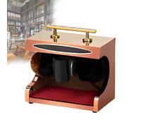 OzcNykt Lucidatrice per Scarpe Commerciale, Macchina Automatica per La Pulizia delle Scarpe A Induzione Orizzontale, Doppia Spazzola Combinata, Facile da Pulire Rosegold
