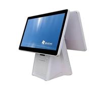 OzcNykt POS a doppio schermo, registratore di cassa touchscreen all-in-one con display rivolto al cliente, 4 GB + 64 GB, terminale POS professionale per piccole imprese, negozi e ristoranti