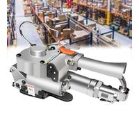 OzcNykt Pressa Pneumatica Portatile, Macchina Confezionatrice Automatica, per Reggette in Plastica E Acciaio Efficienti, Ideale per L'Imballaggio E La Protezione in Magazzino A25