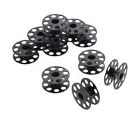 OZDINGQ Bobina for Macchina da Cucire Adatta for Macchina da Cucire Industriale ad ago Singolo Taglia M Bobine Nere 10 Pezzi 25mm * 10,5mm