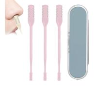 OZDOZD Tagliacapelli nasale 2 in 1, 2025, tagliacapelli per naso a doppia faccia, rotante a 360°, strumento manuale per la rimozione dei peli del naso, peli nasali con raccoglitore per orecchie, per