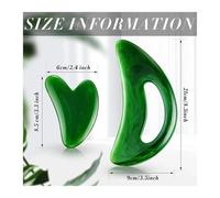OZDTLP Set di Strumenti for Massaggio Guasha for Il Corpo, Grande tavola Gua Sha, Strumenti for Massaggio raschiante Muscolare, Strumenti for agopuntura for Spa anticellulite(Pink Moon Shape)