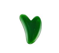 OZDTLP Set di Strumenti for Massaggio Guasha for Il Corpo, Grande tavola Gua Sha, Strumenti for Massaggio raschiante Muscolare, Strumenti for agopuntura for Spa anticellulite(Green Heart Shape)