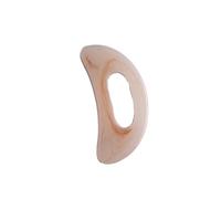 OZDTLP Strumento for Massaggio Gua Sha, massaggiatore for Collo e Schiena, Corpo, Gambe e Piedi, Strumento for raschiatura Gua Sha e agopuntura(Beige-Mini)