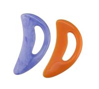 OZDTLP Strumento for Massaggio Gua Sha, massaggiatore for Collo e Schiena, Corpo, Gambe e Piedi, Strumento for raschiatura Gua Sha e agopuntura(Blue)