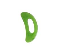 OZDTLP Strumento for Massaggio Gua Sha, massaggiatore for Collo e Schiena, Corpo, Gambe e Piedi, Strumento for raschiatura Gua Sha e agopuntura(Green-Mini)