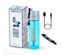 Ozeanic - Bottiglia purificatrice d'acqua ad alta capacità per bere acqua pulita in qualsiasi momento e luogo (600, turchese)